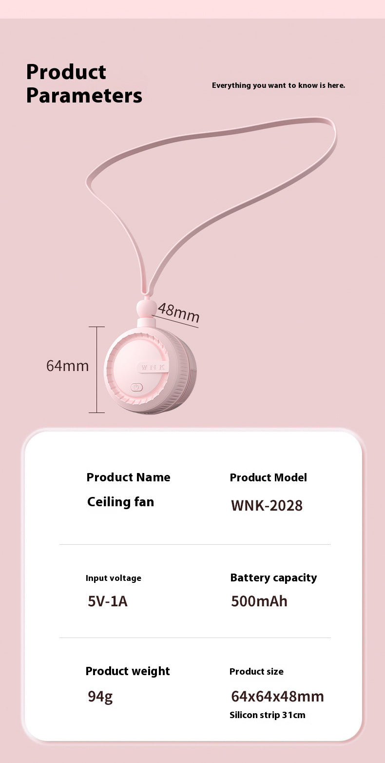 # Mini Bladeless Neck Fan
