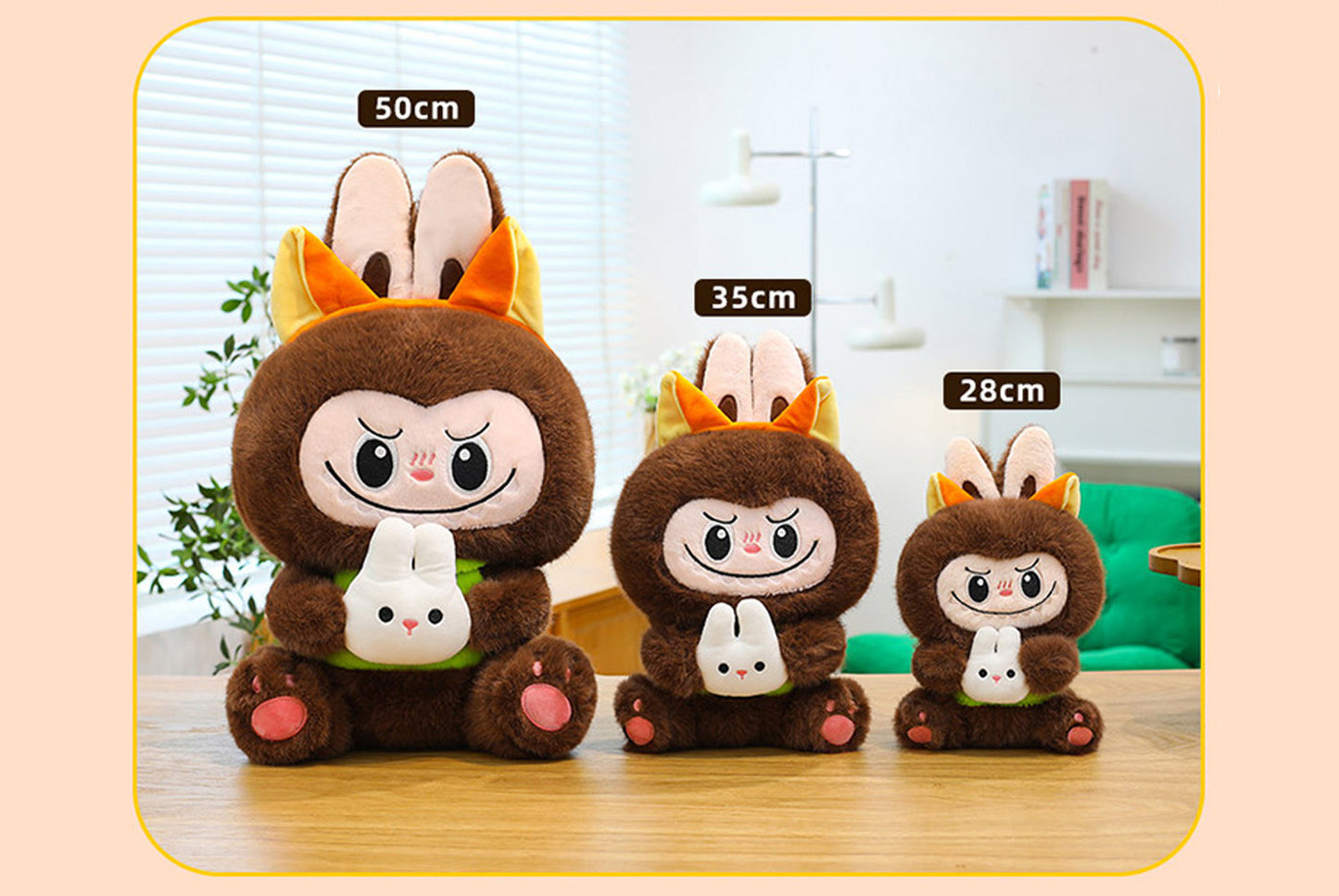 Transformation Labubu Plush Doll