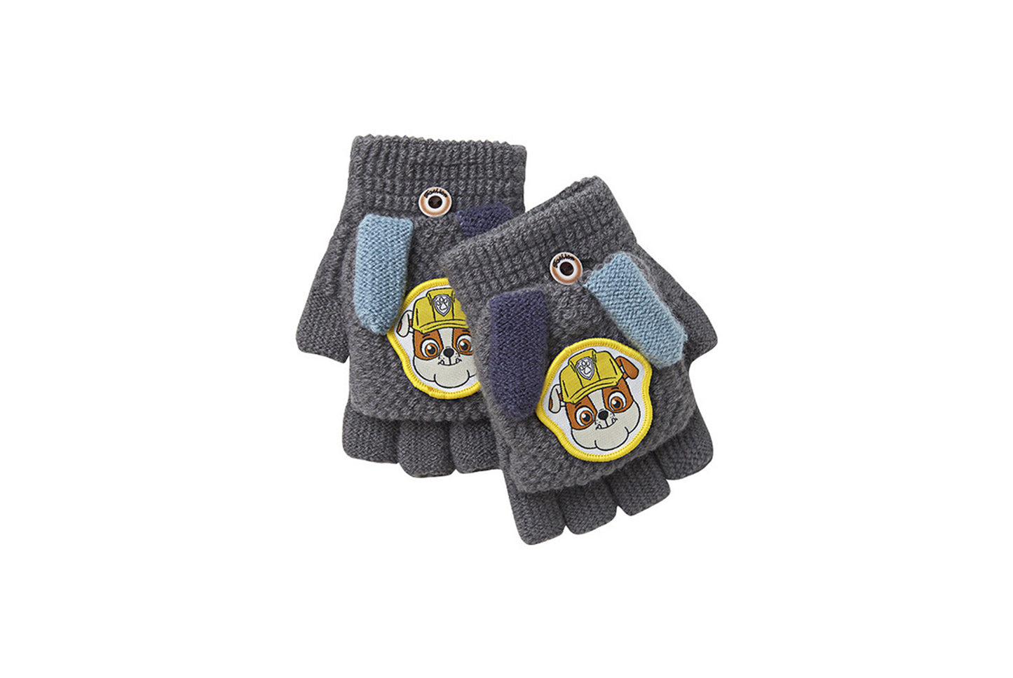 **Children's Flap-Fingerless Warm Gloves**
