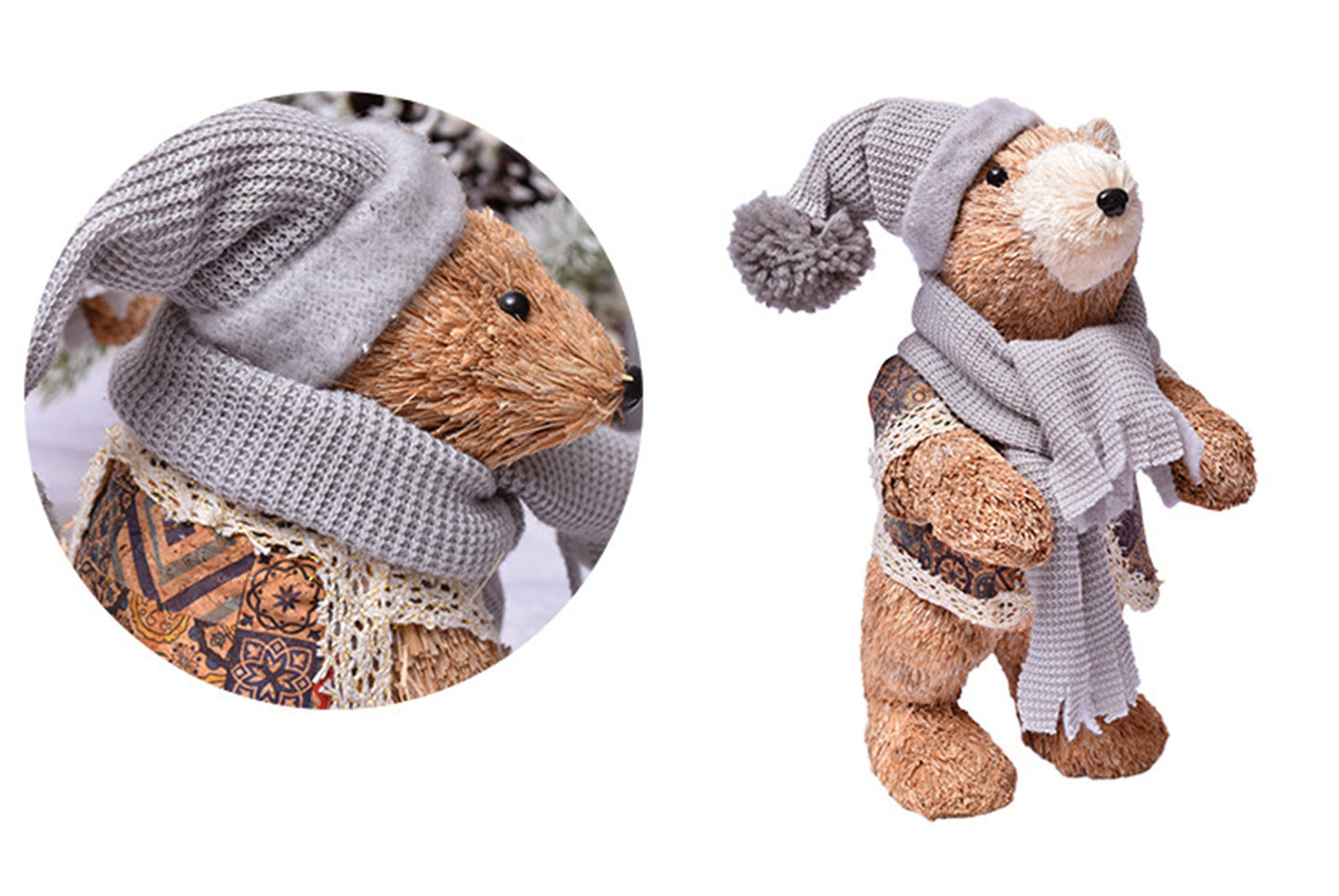 Natural Plant Cute Bear Doll