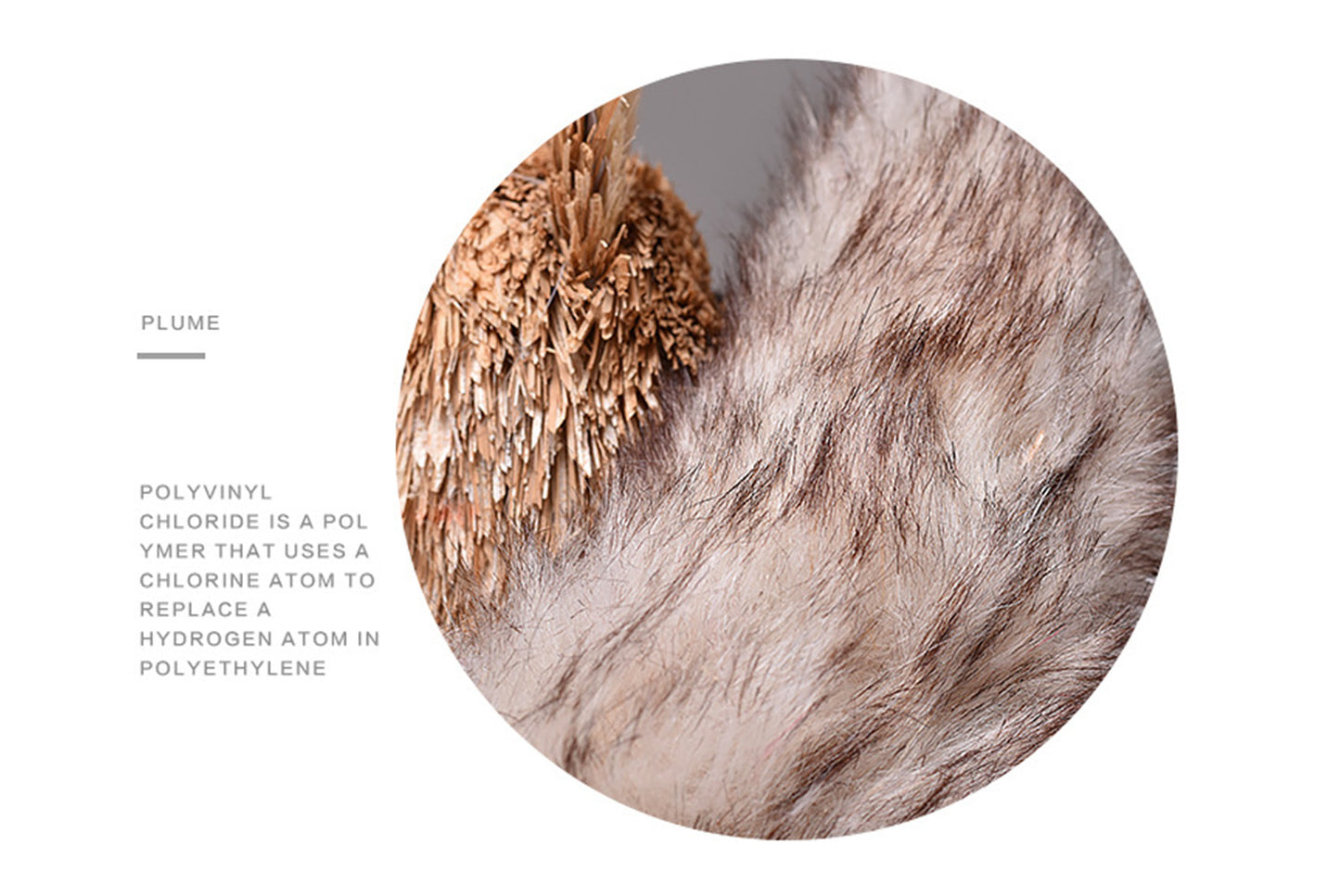 Cute Natural Cattail Squirrel Doll