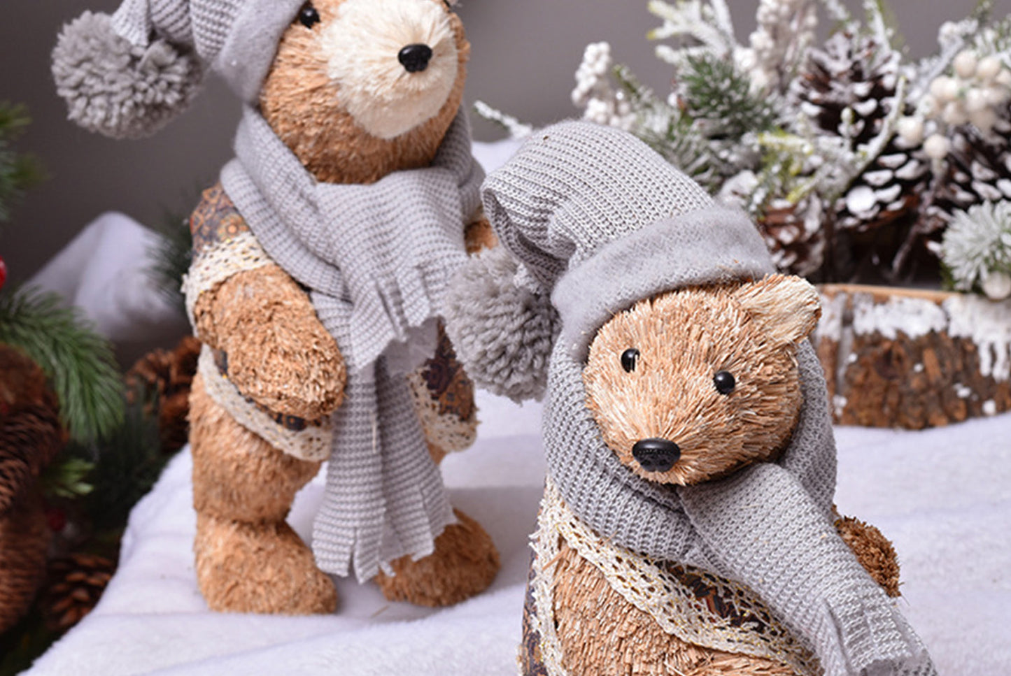 Natural Plant Cute Bear Doll