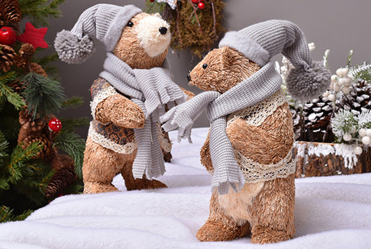 Natural Plant Cute Bear Doll