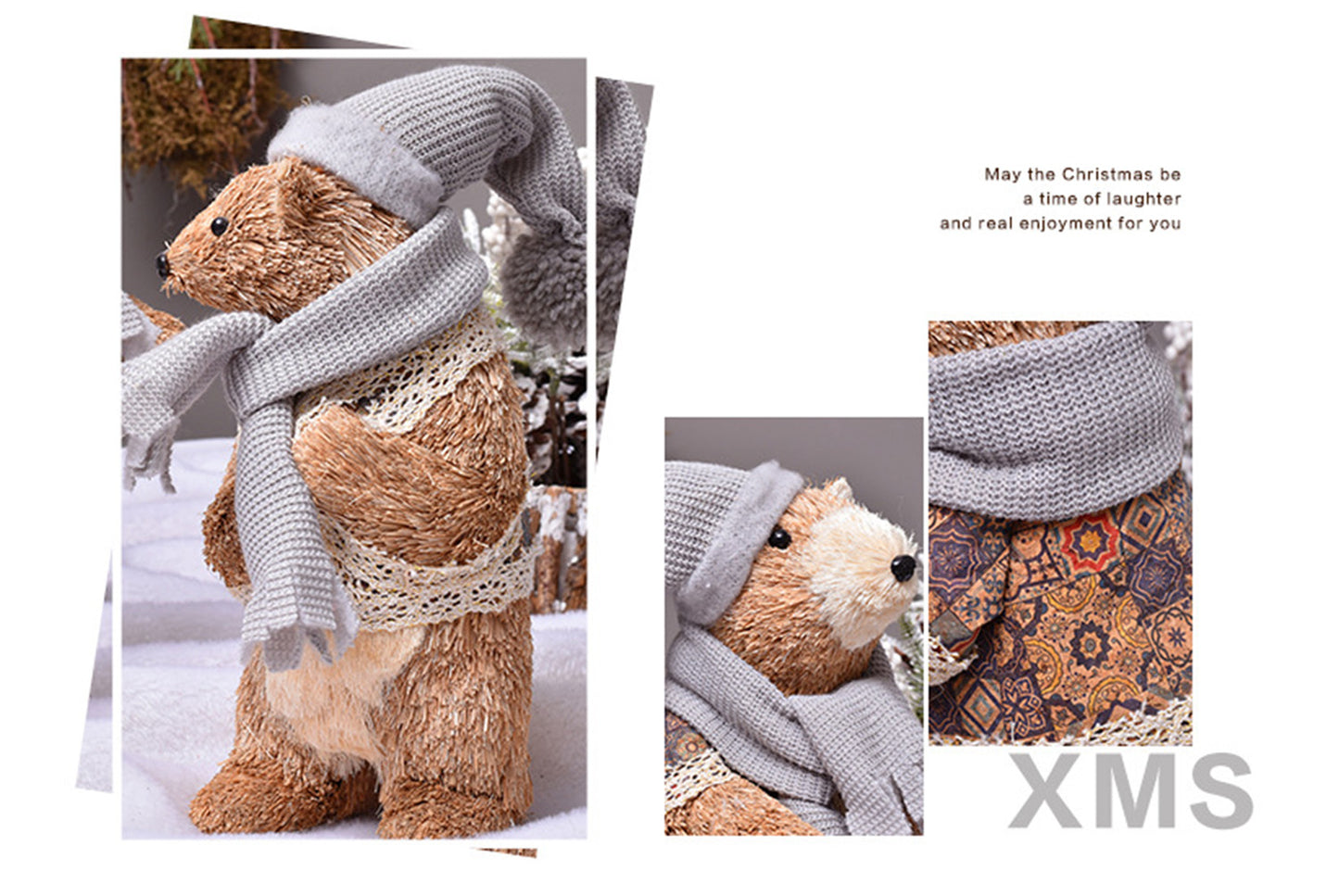 Natural Plant Cute Bear Doll