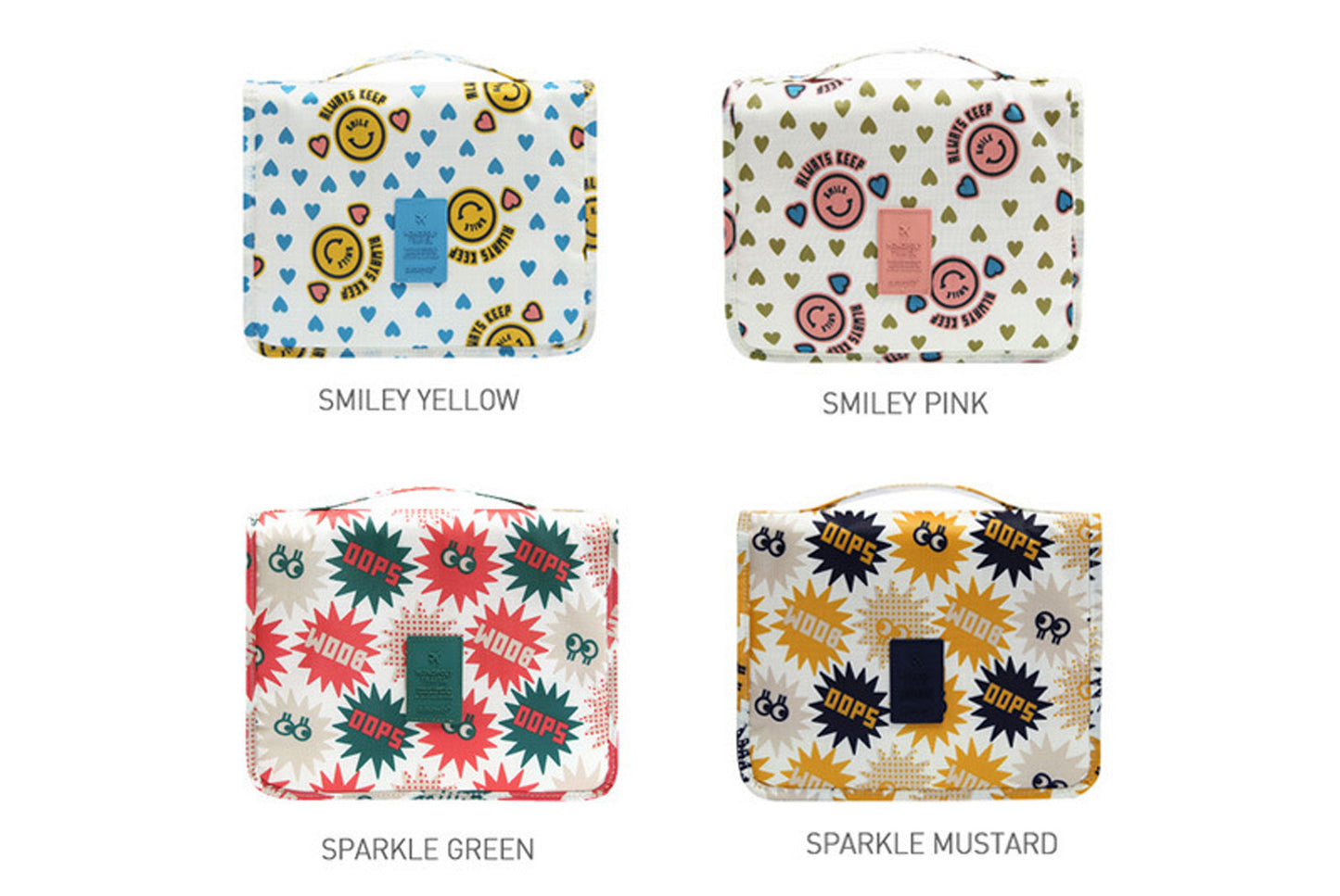 Hanging toiletry storage bag