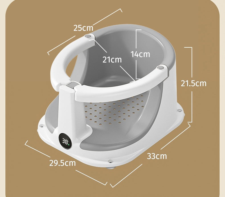 # Baby Temperature-Sensitive Non-Slip Bath Seat
