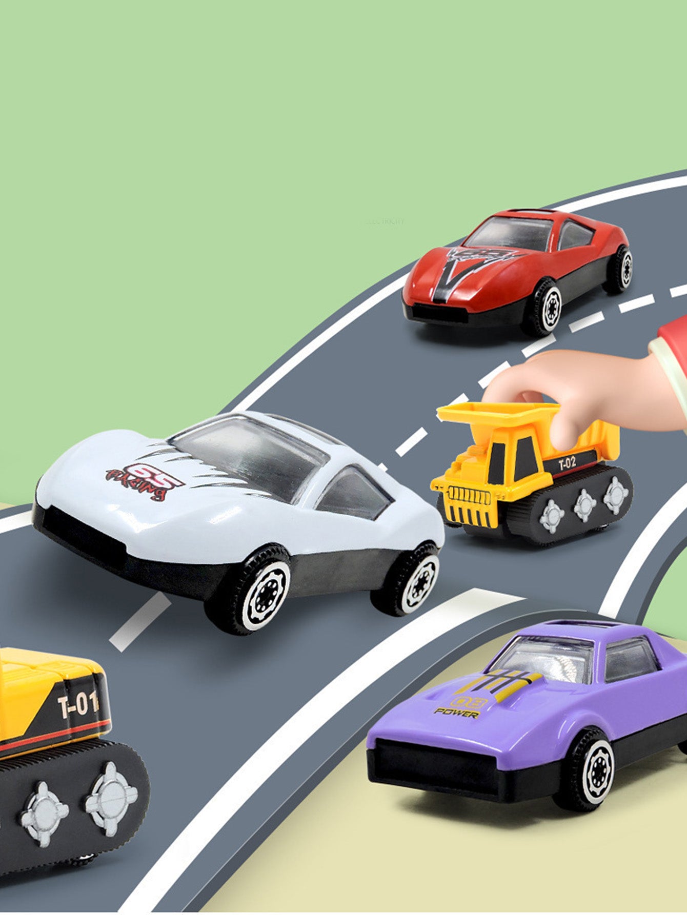 Christmas countdown boy engineering car toy