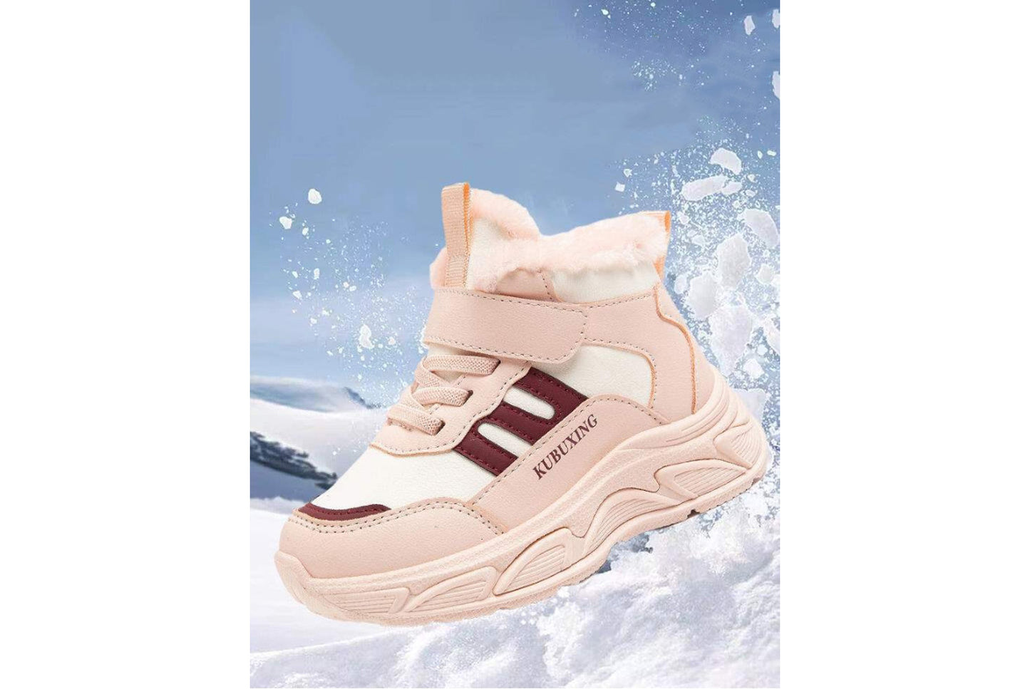 Girls' Fleece-Lined Sneakers, Warm High