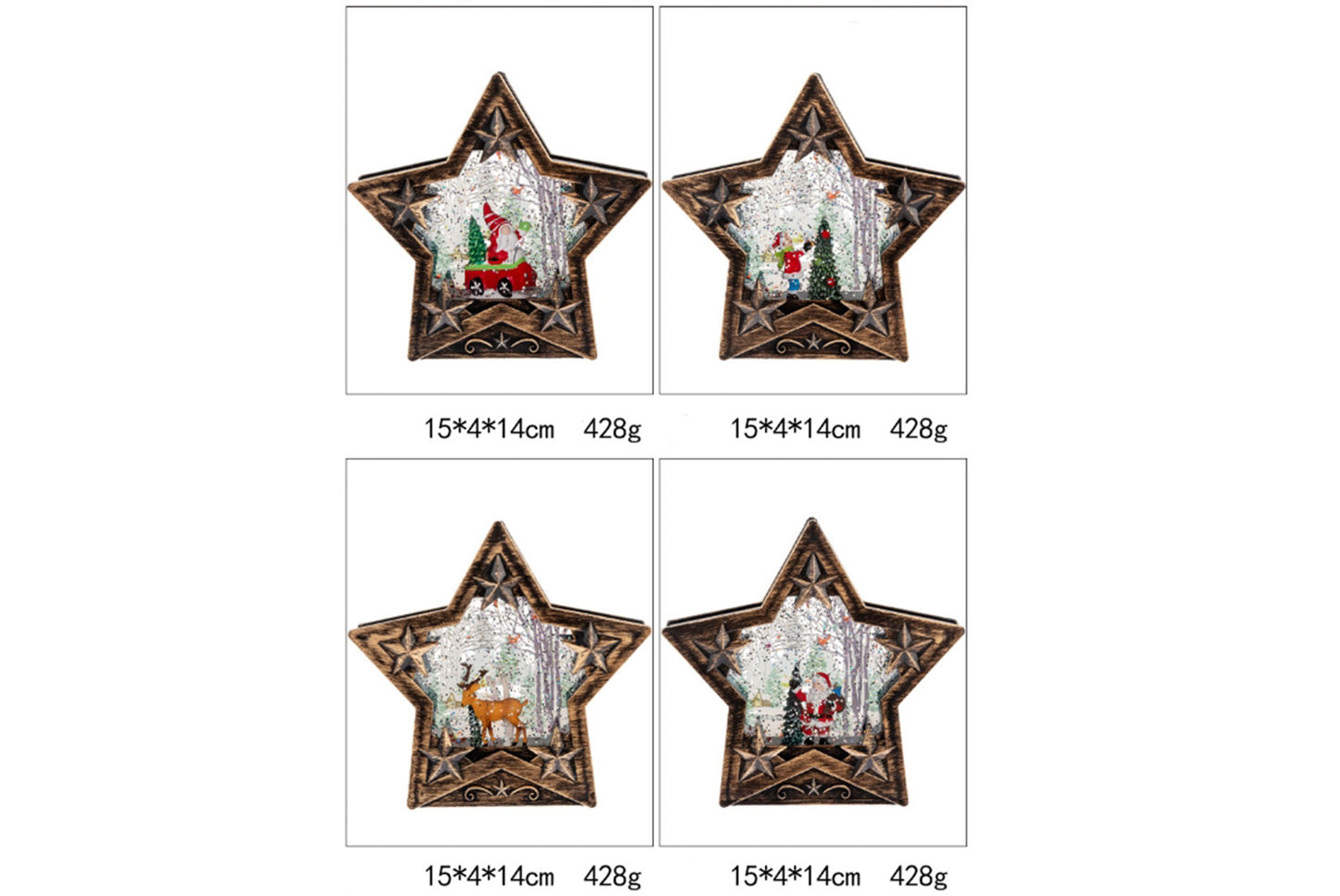 Christmas Luminous Night Light Desktop Ornament