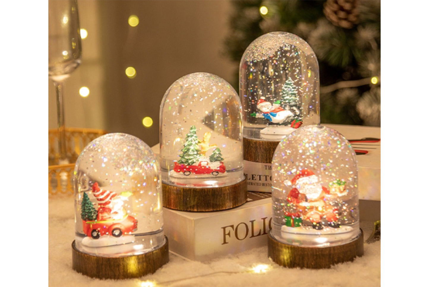 **Christmas Shade Night Light - Creative Desktop Decor**