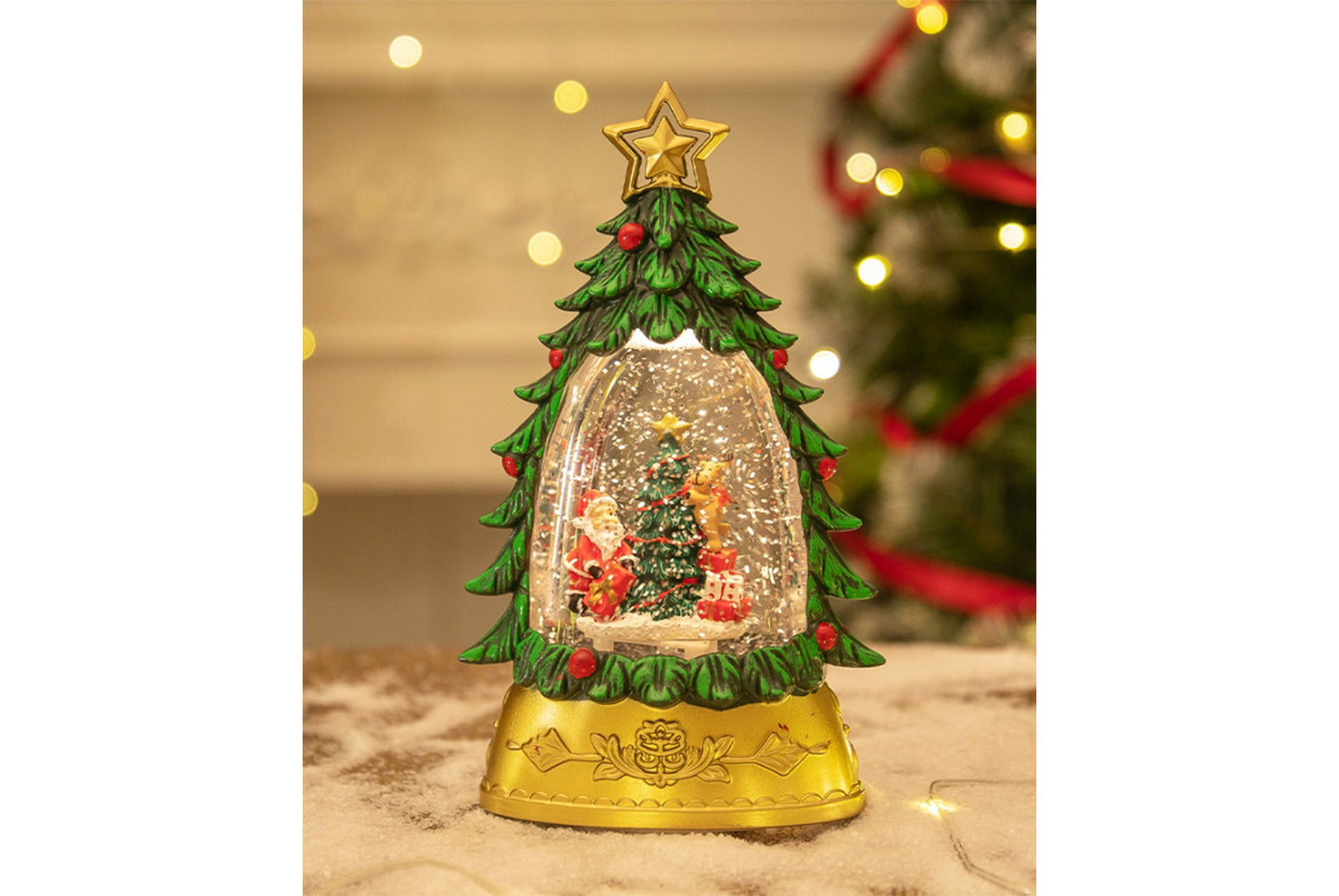 *Christmas Tree Snow Crystal Chandelier - Creative Christmas Ornament*