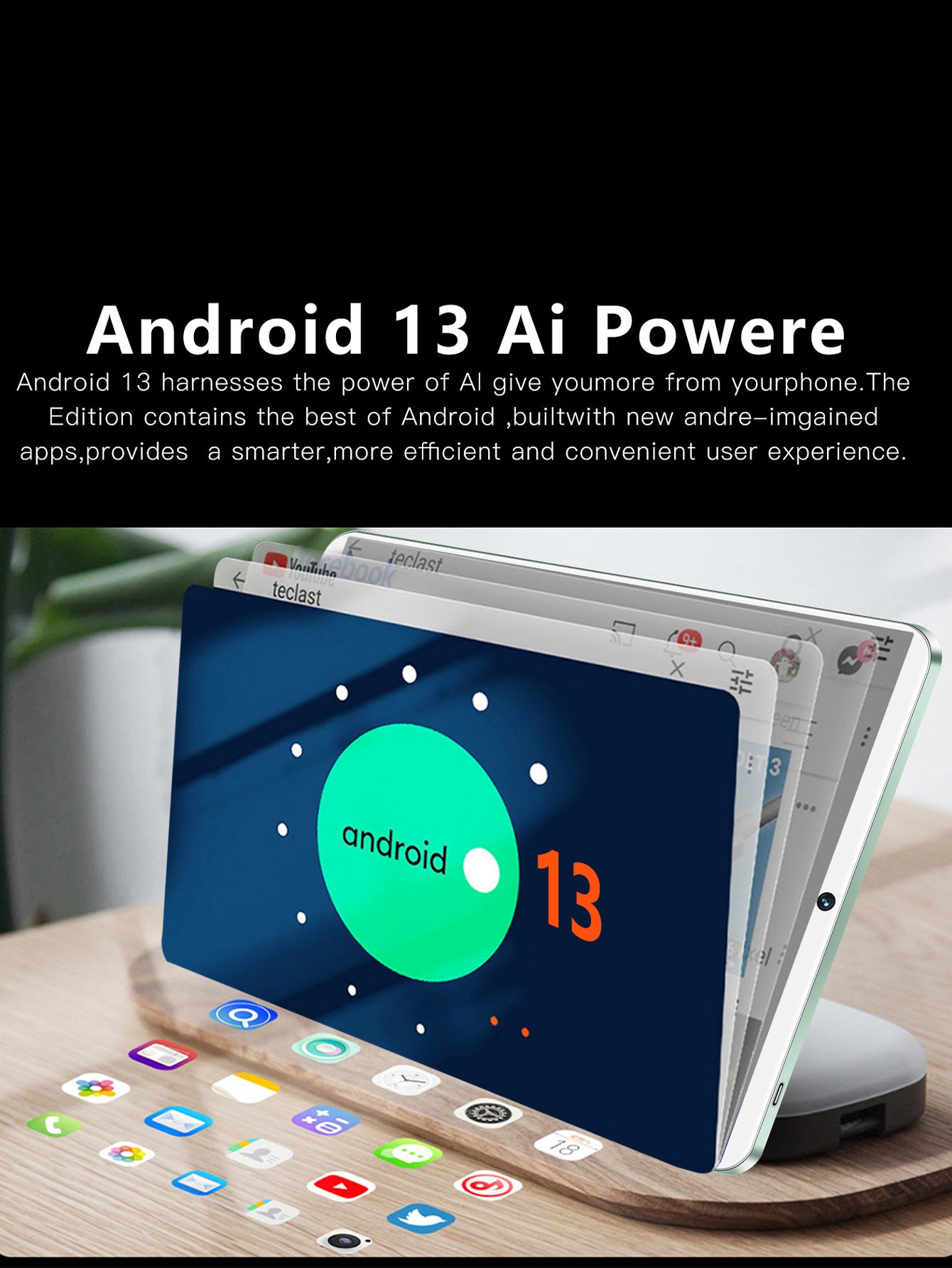 Pad6 10.1 -inch Android tablet