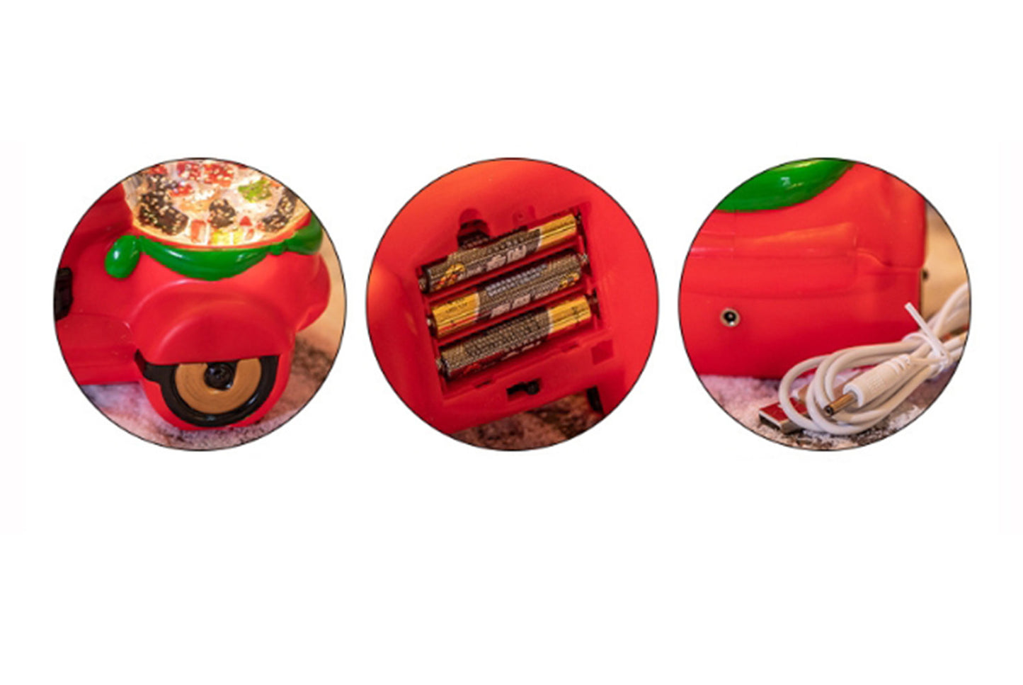 **Christmas Music Box Crystal Ball - Snowfall Motorcycle Music Box Gift**