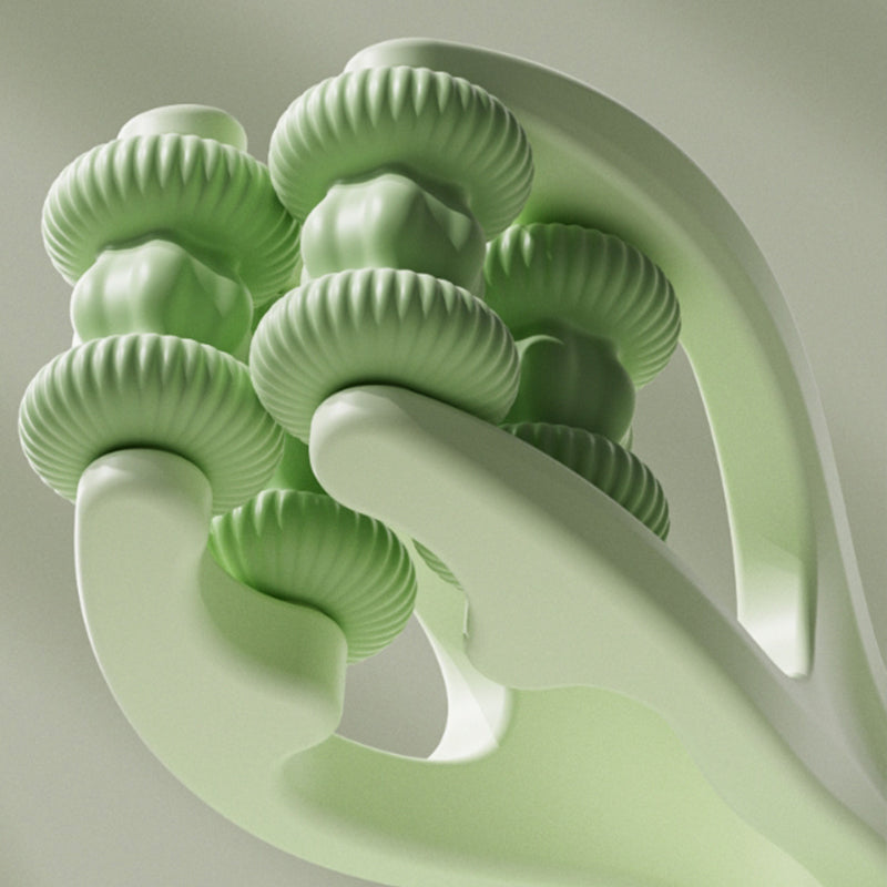 Double roller finger massager