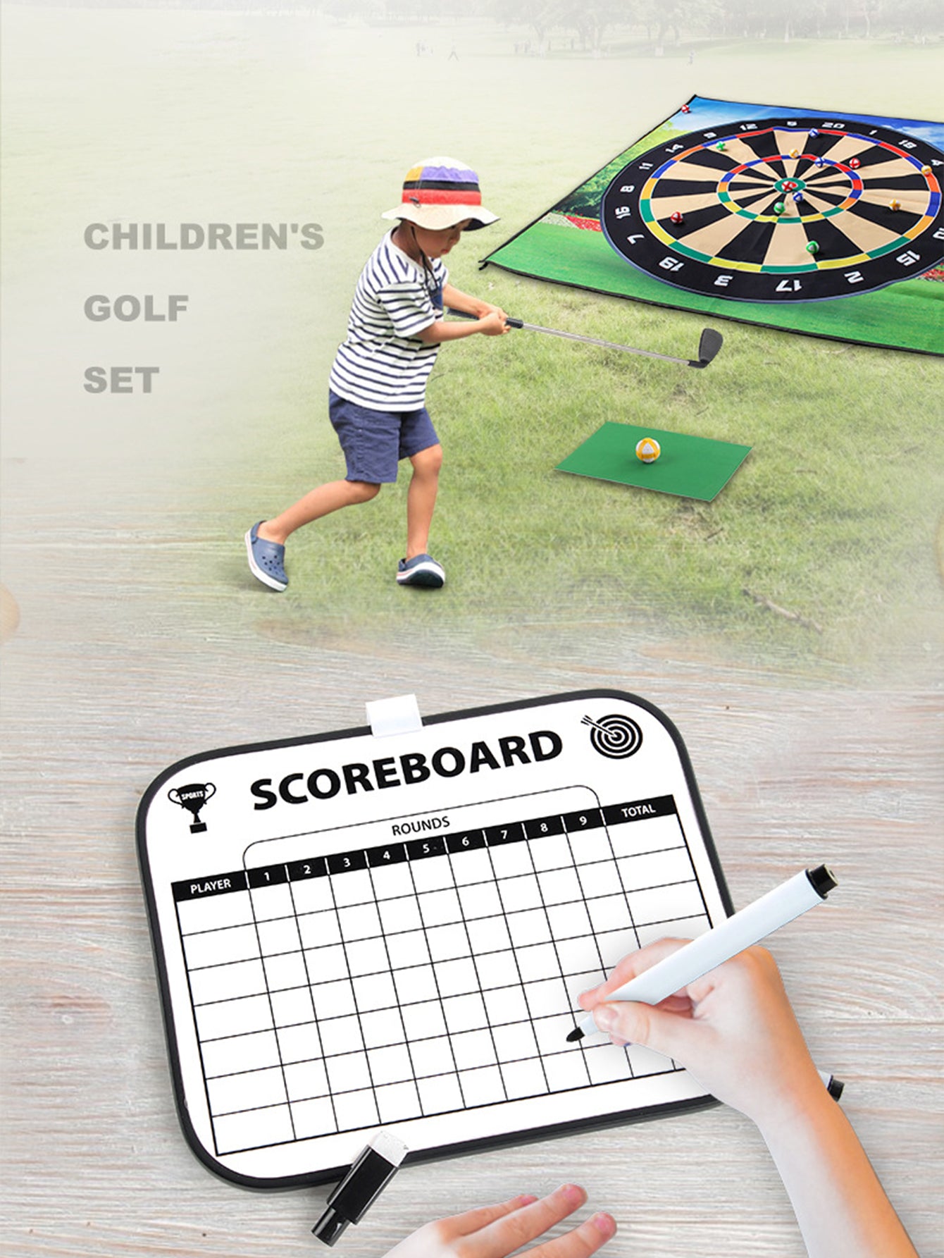 Children's Thickened Golf Game Mat Set