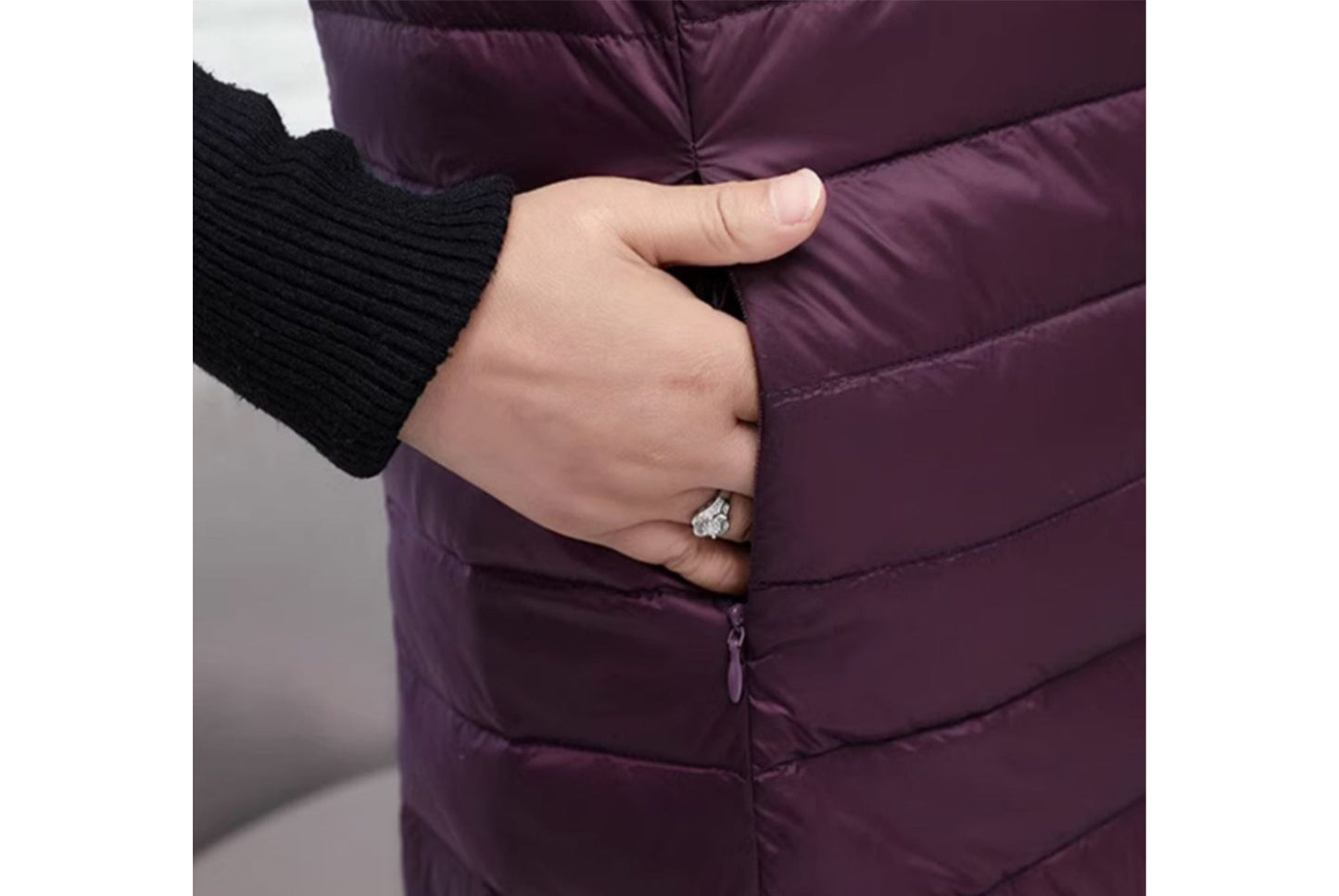 Middle-Aged and Elderly Down Vest