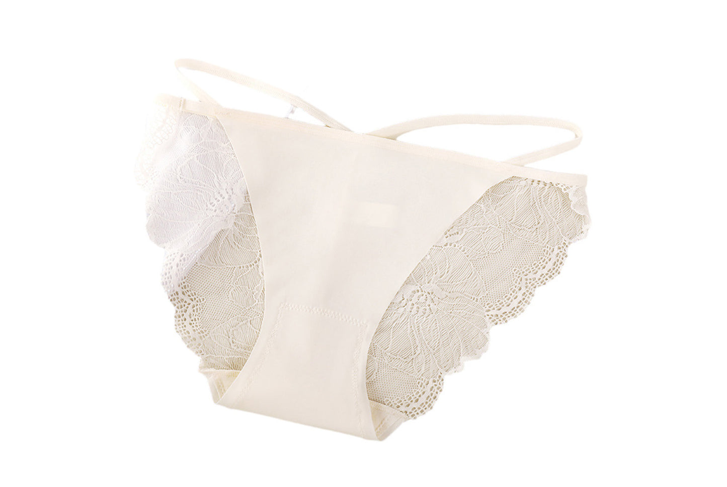 **Ice Silk Lace Bandeau Briefs**