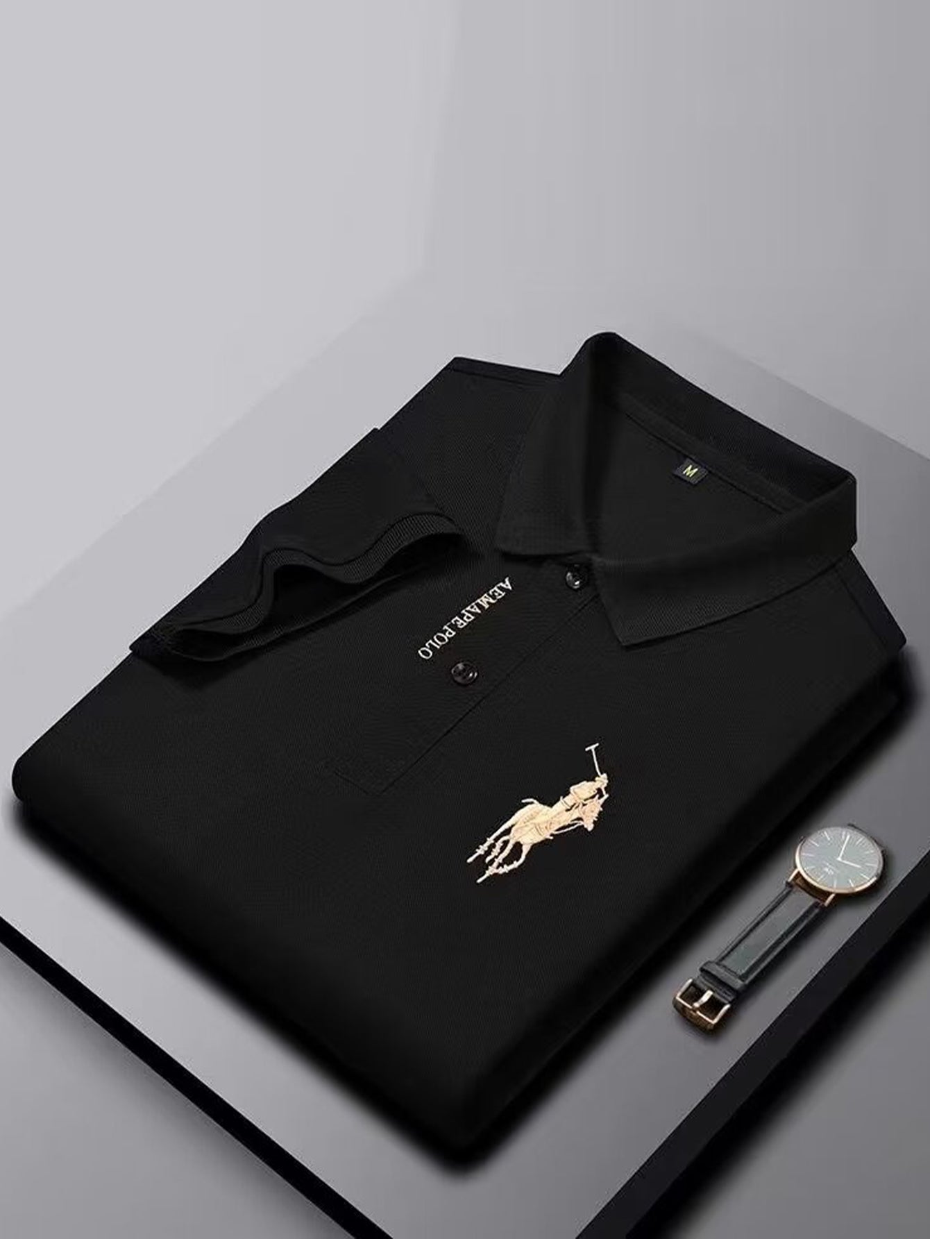 Men's business embroidered POLO shirt
