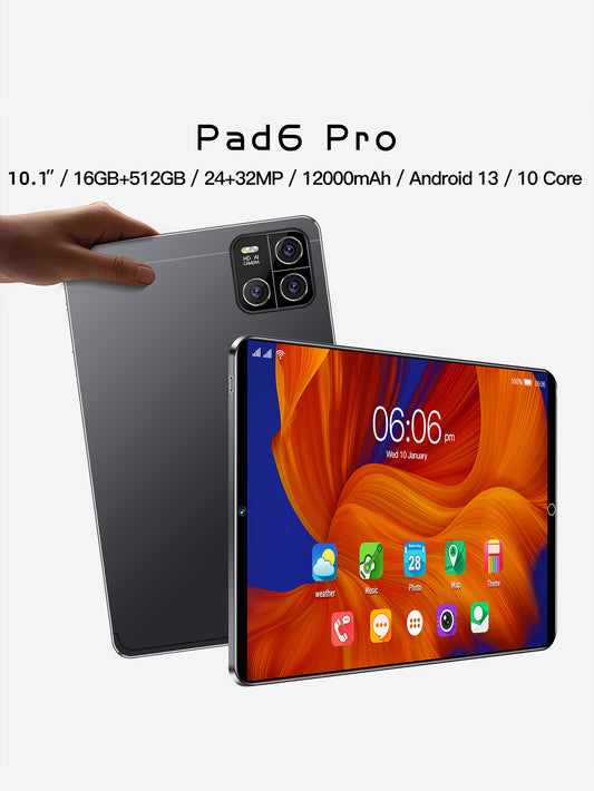 Pad6 10.1 -inch Android tablet