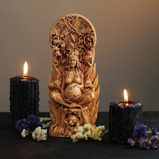 Statue of the goddess Gaia