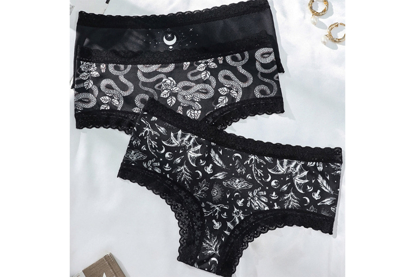 **Sexy Lace Antibacterial Women's Briefs**