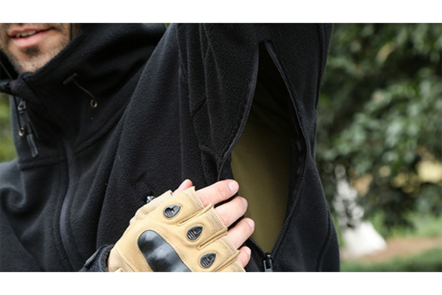 **Men's Thickened Insulated Fleece Liner Jacket**