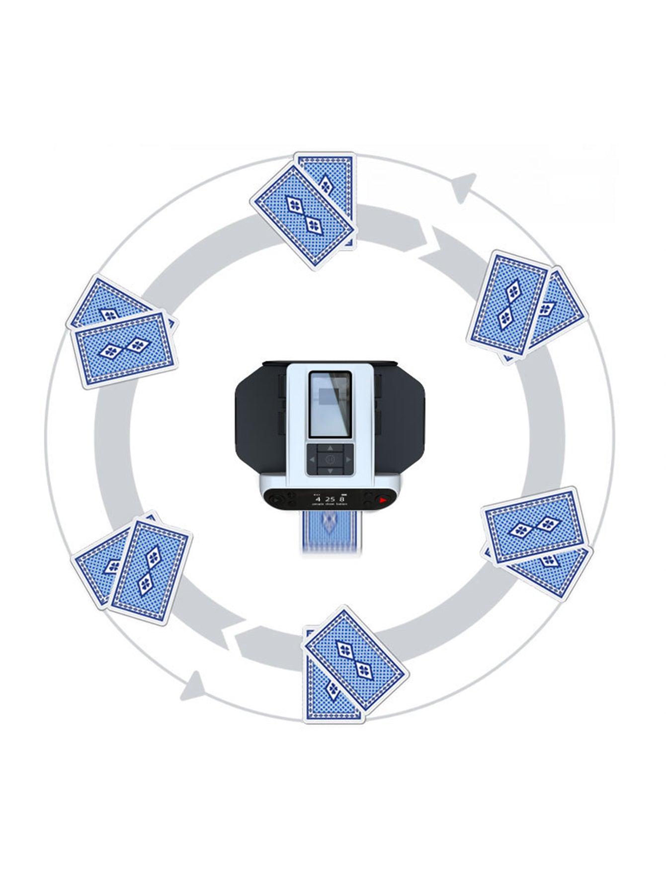 Fully automatic smart card dealer