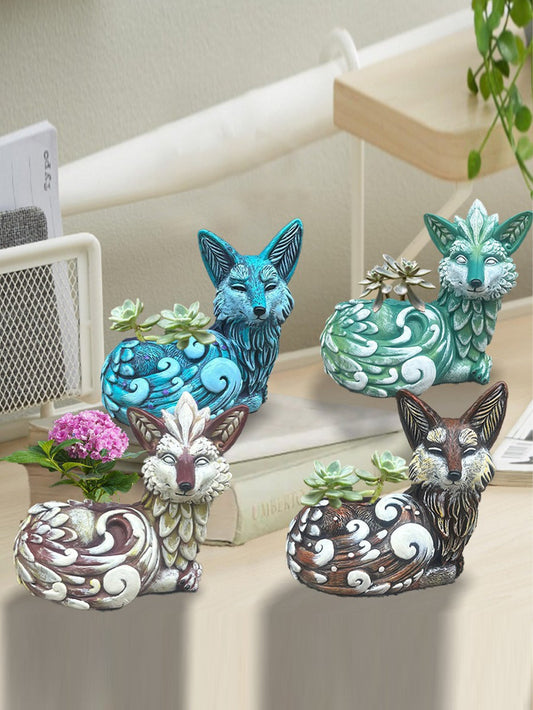 Charming Fox Planter Succulent Pot