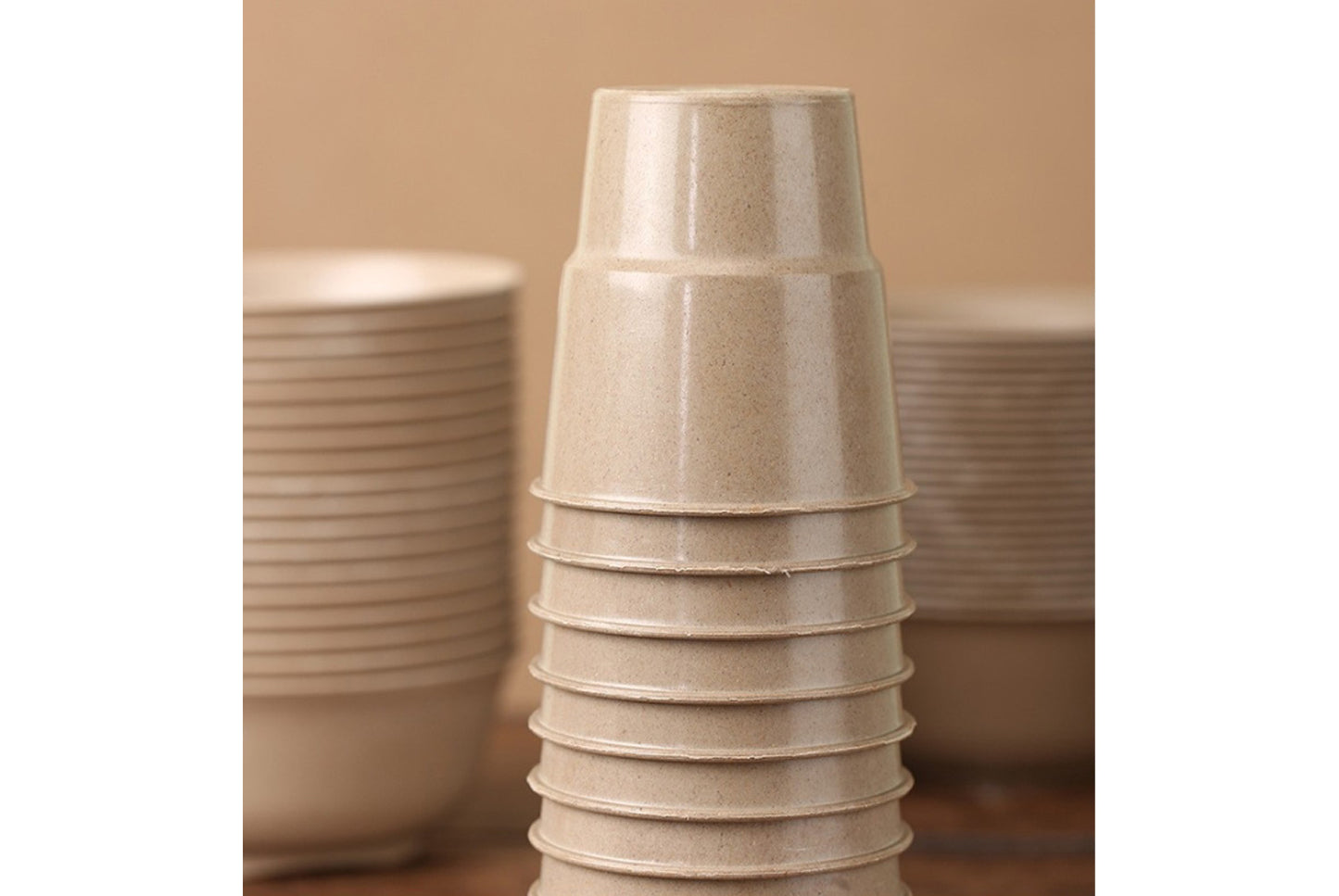 **Eco-friendly Rice Husk Dinnerware Set (Multiple Sizes Available)**