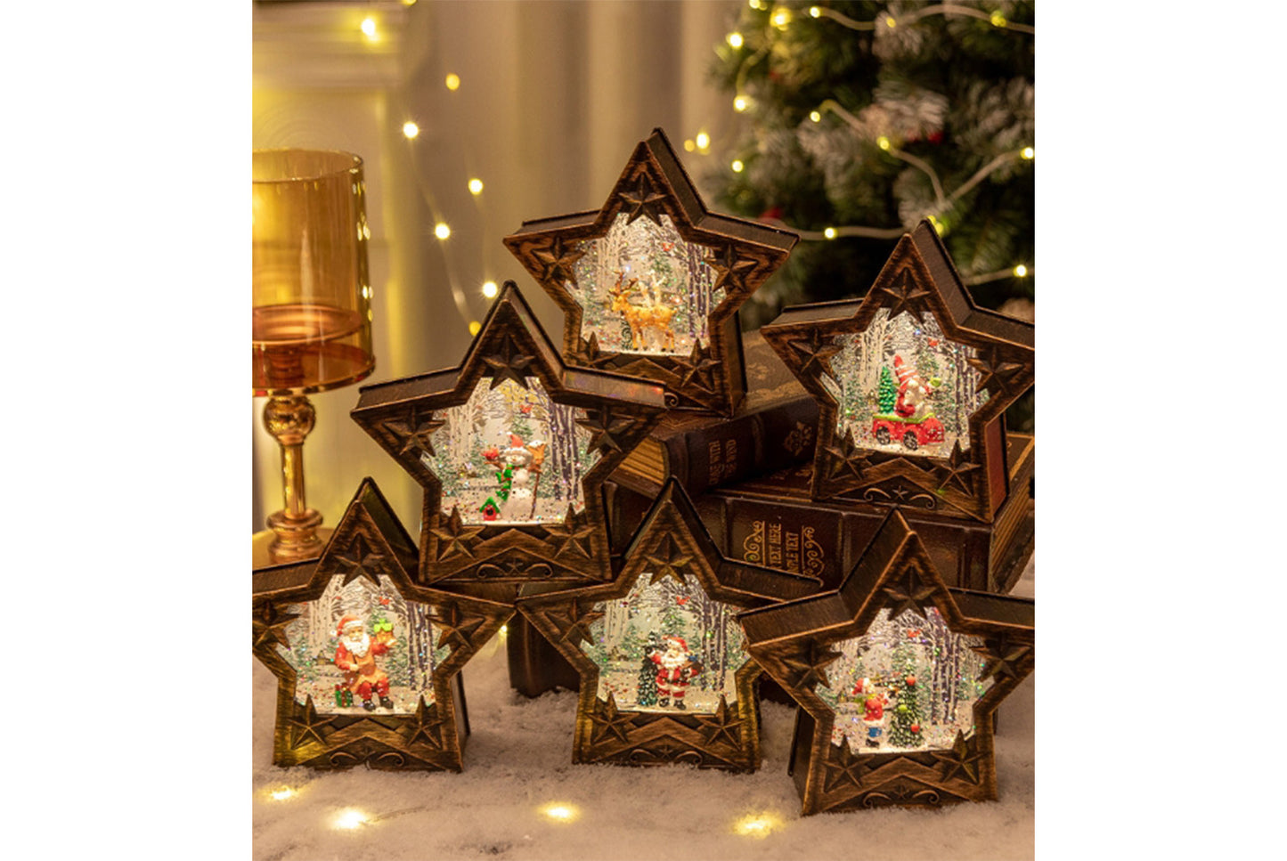 Christmas Luminous Night Light Desktop Ornament