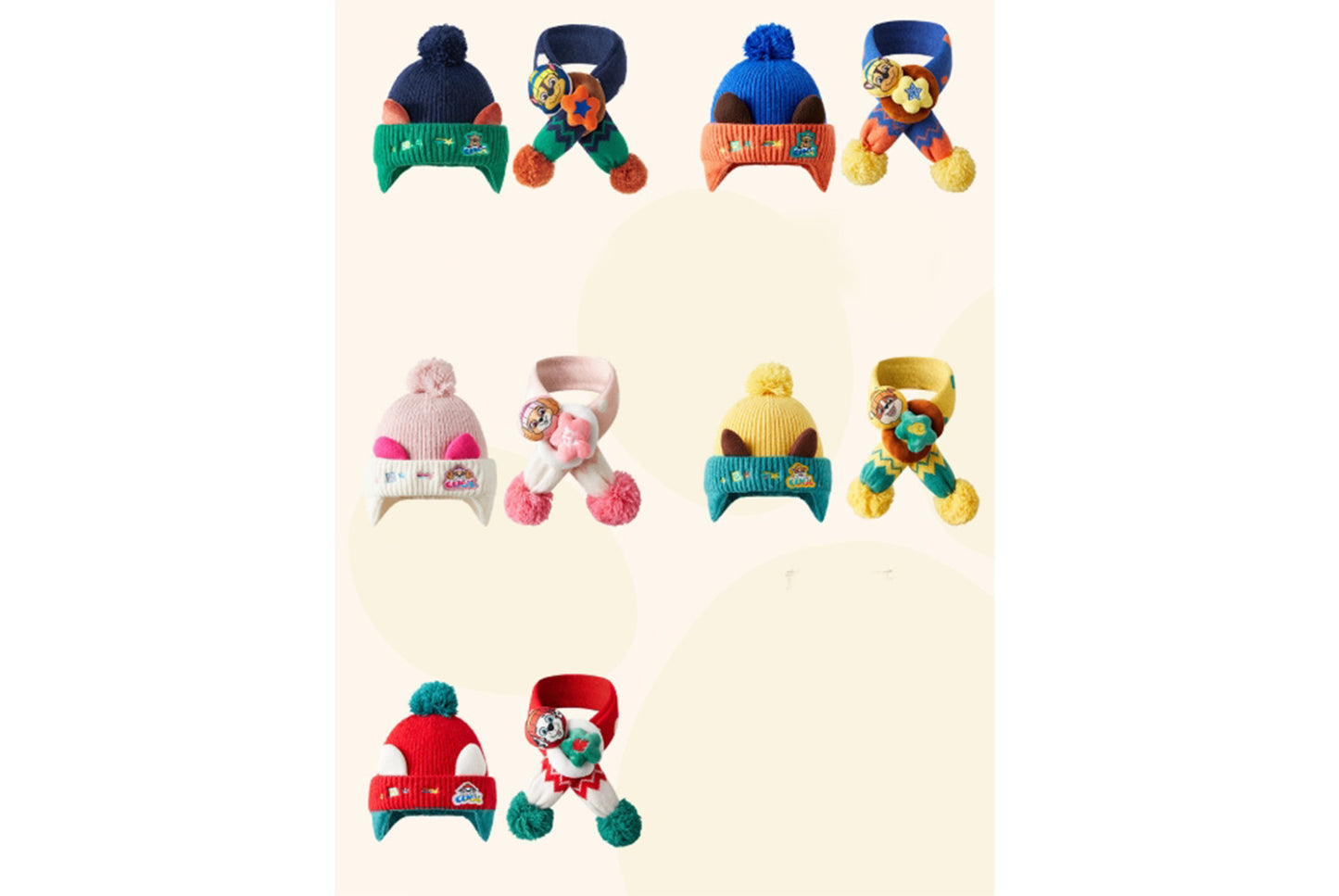 **Children's Hat and Scarf Two-Piece Set**