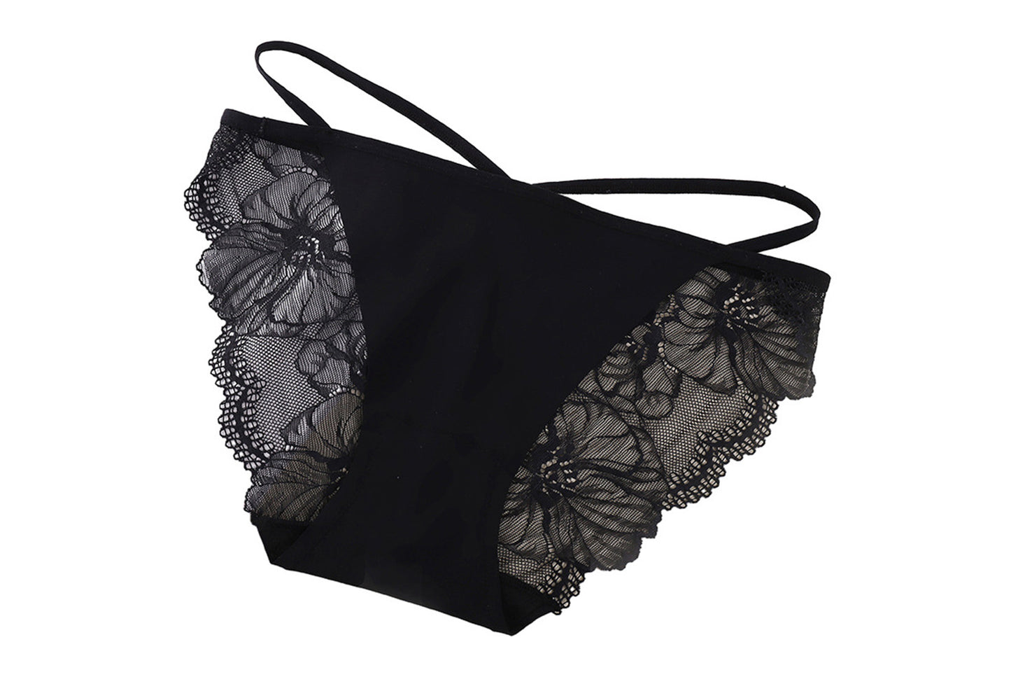 **Ice Silk Lace Bandeau Briefs**