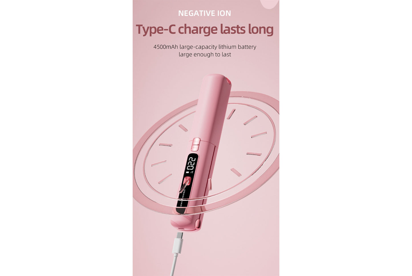 **Mini Wireless Straightener & Curler**