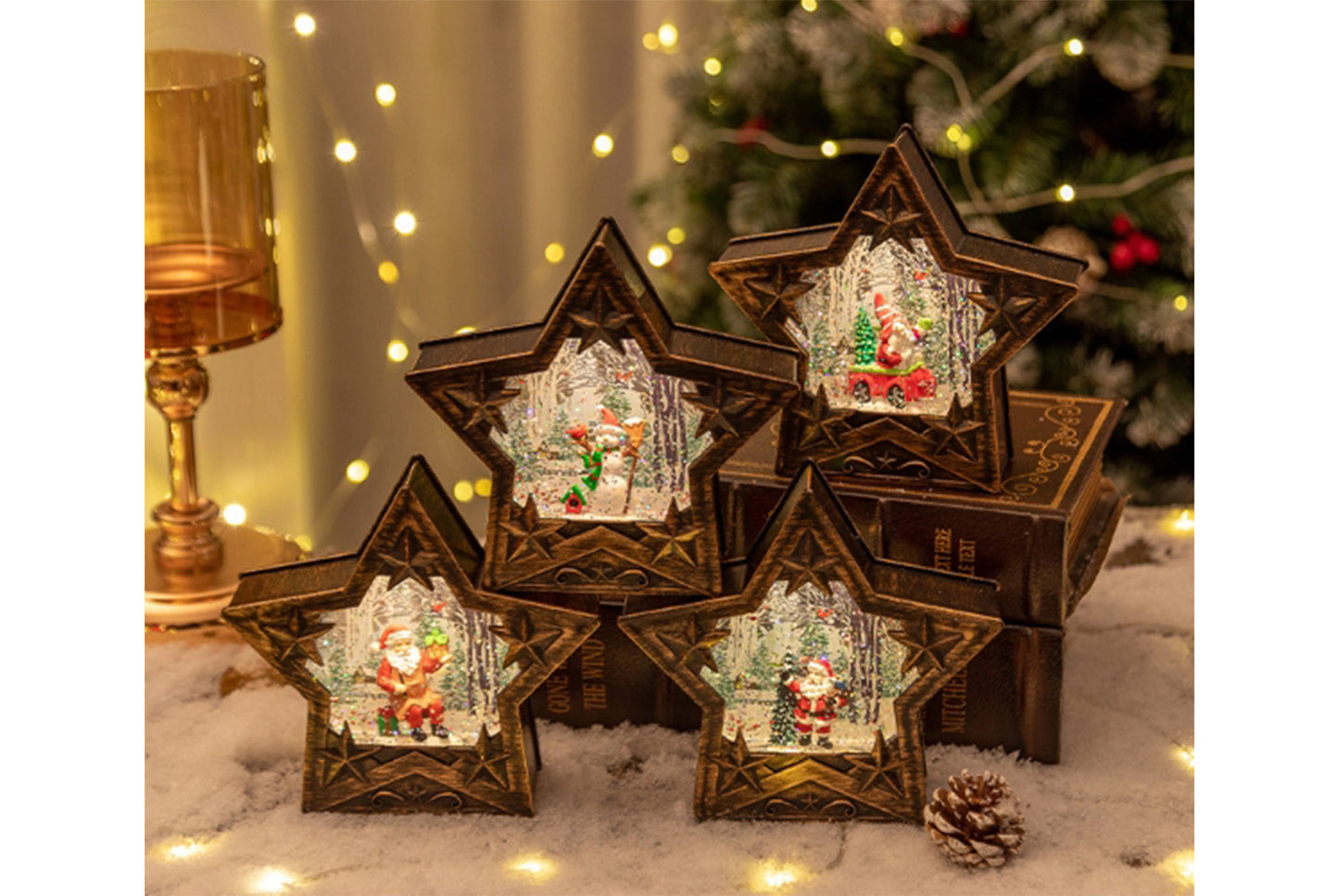 Christmas Luminous Night Light Desktop Ornament