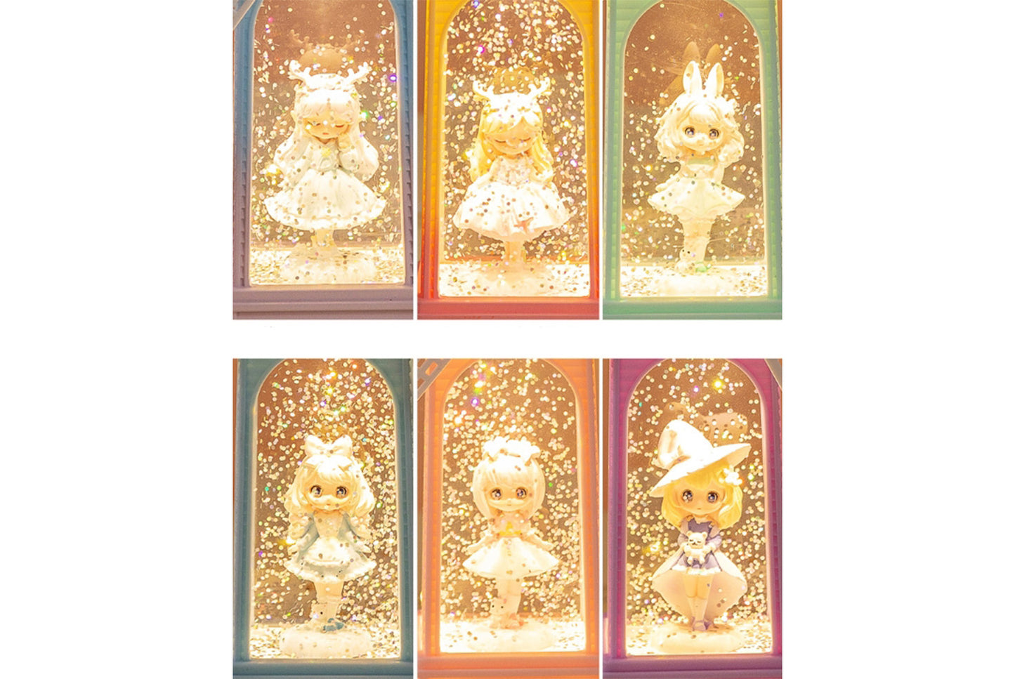 Creative Windmill Music Box - LED Light-Up Crystal Chandelier Gift