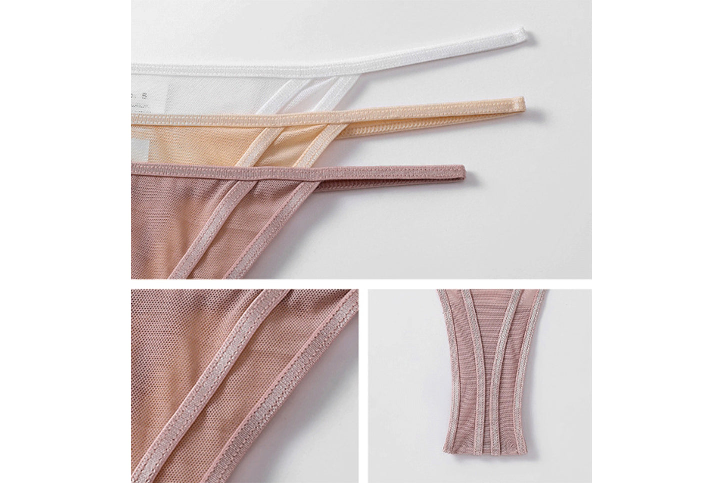 **Women's Ice Silk Seamless Sexy Thong**
