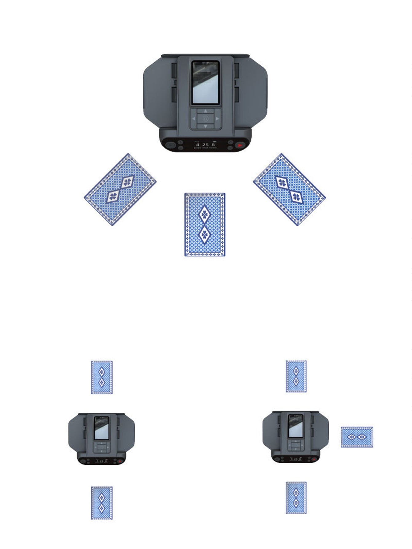 Fully automatic smart card dealer