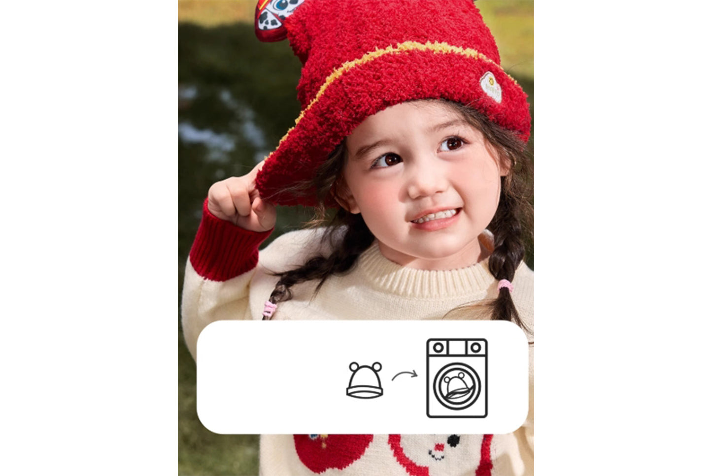 Children's Warm Half-Fleece Knit Hat
