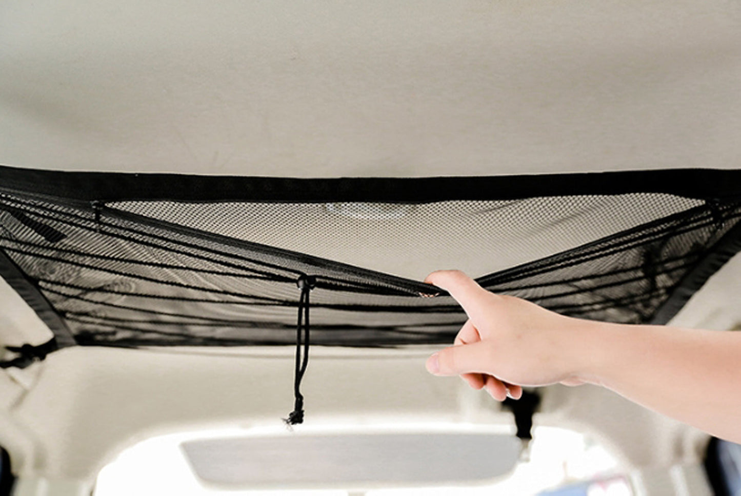 **Car Roof Storage Net (Double Zipper Storage Net)**