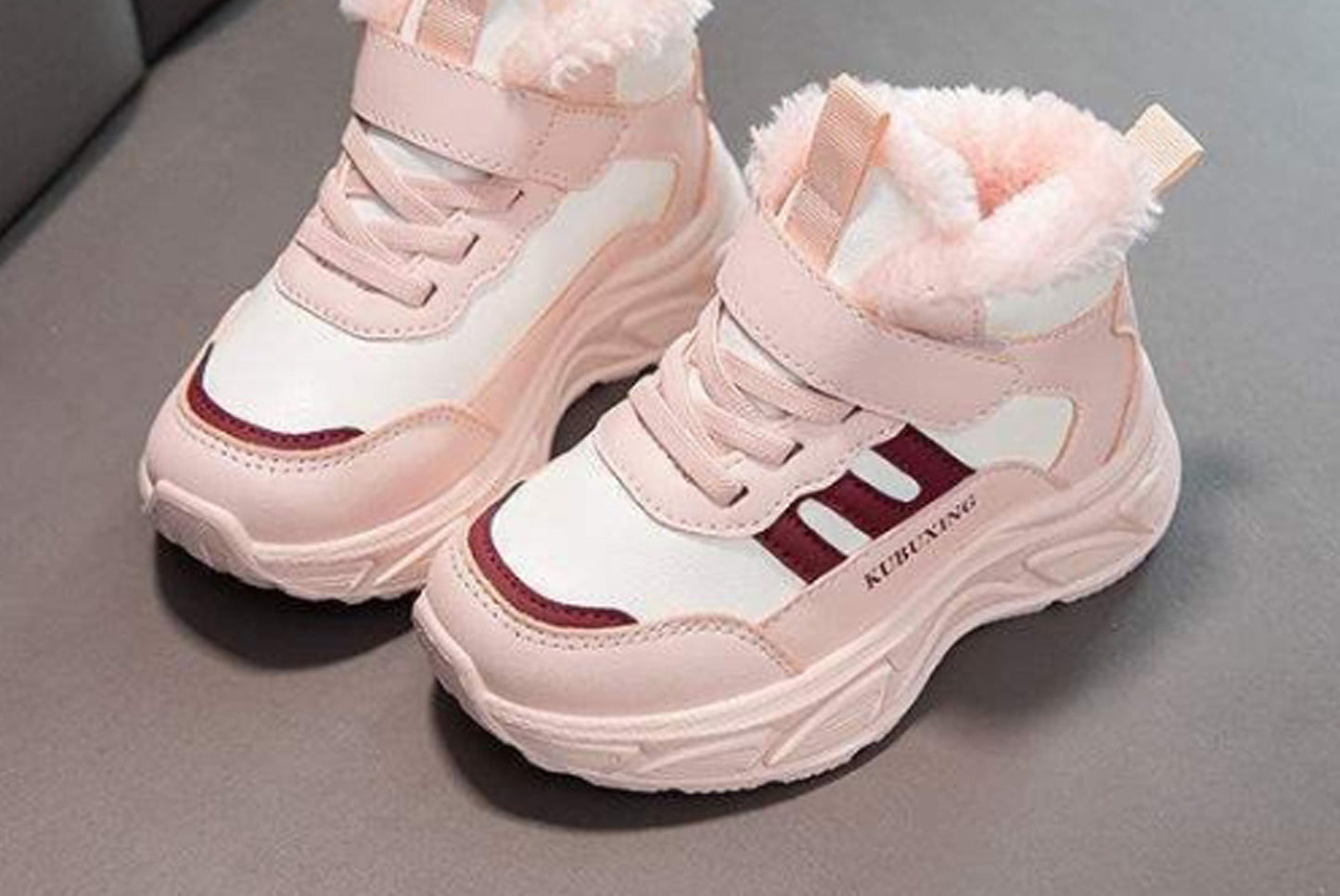 Girls' Fleece-Lined Sneakers, Warm High