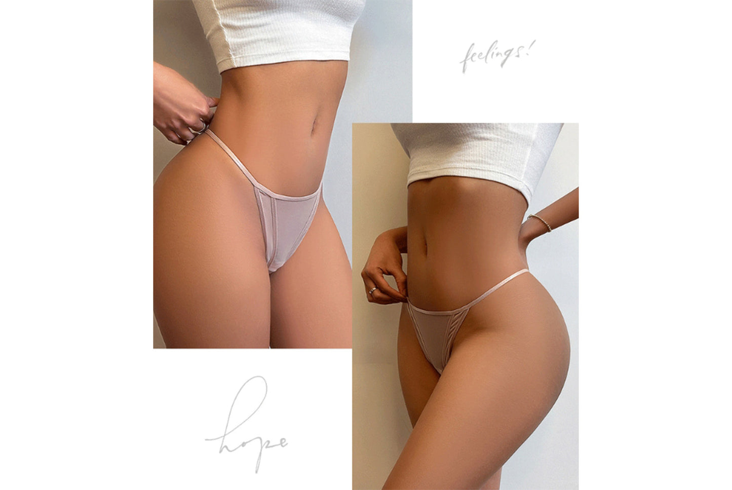 **Women's Ice Silk Seamless Sexy Thong**