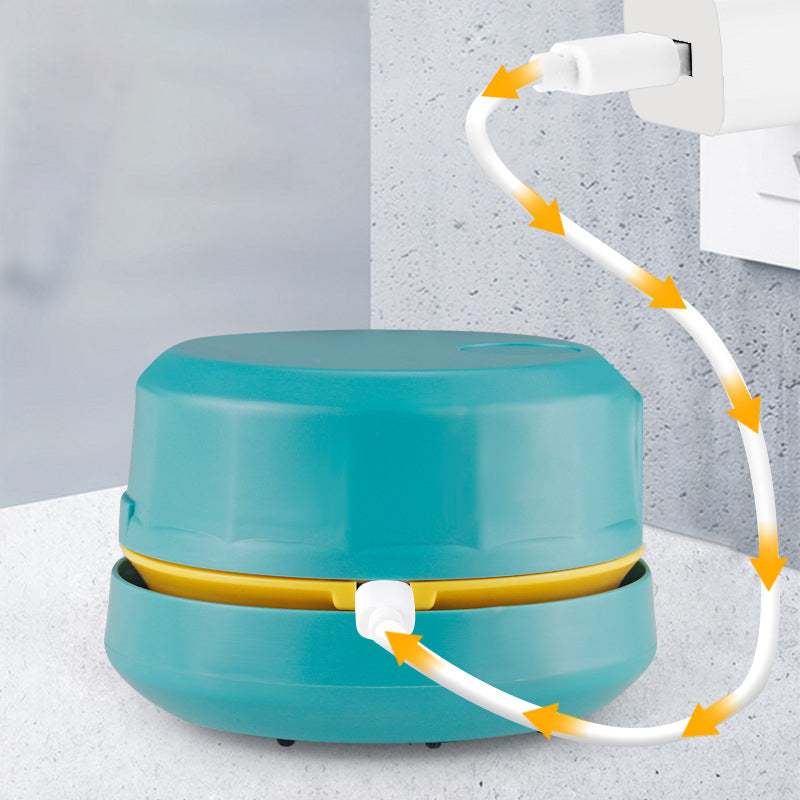 Cordless desktop vacuum cleaner