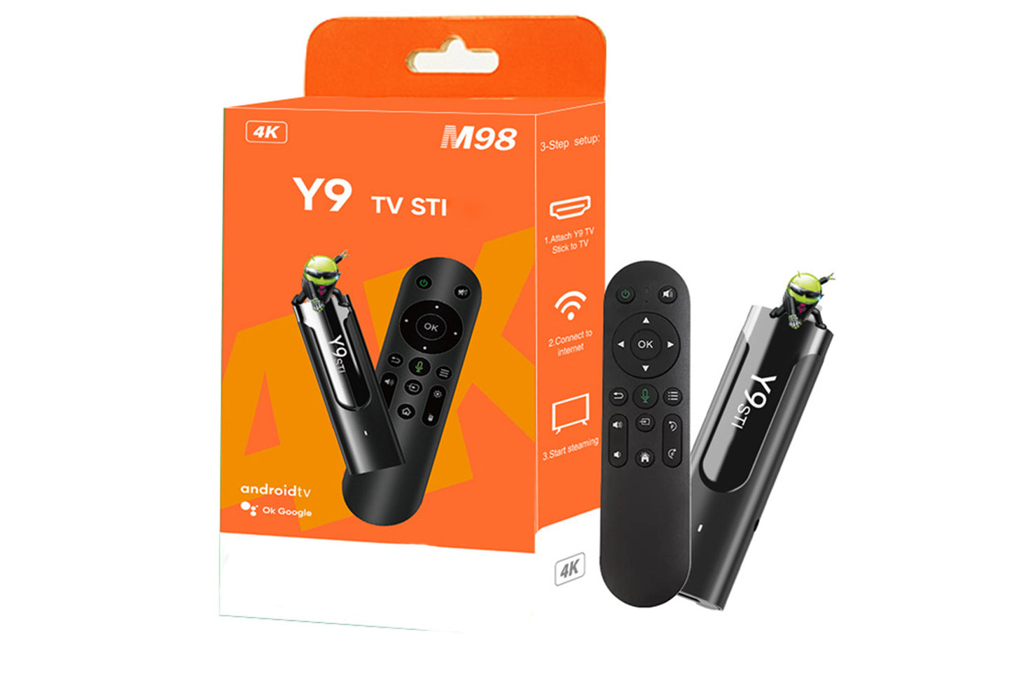 **M98 Y9 Android 12 Internet Set-Top Box 2GB+16GB Mini TV Box**(UK plug)