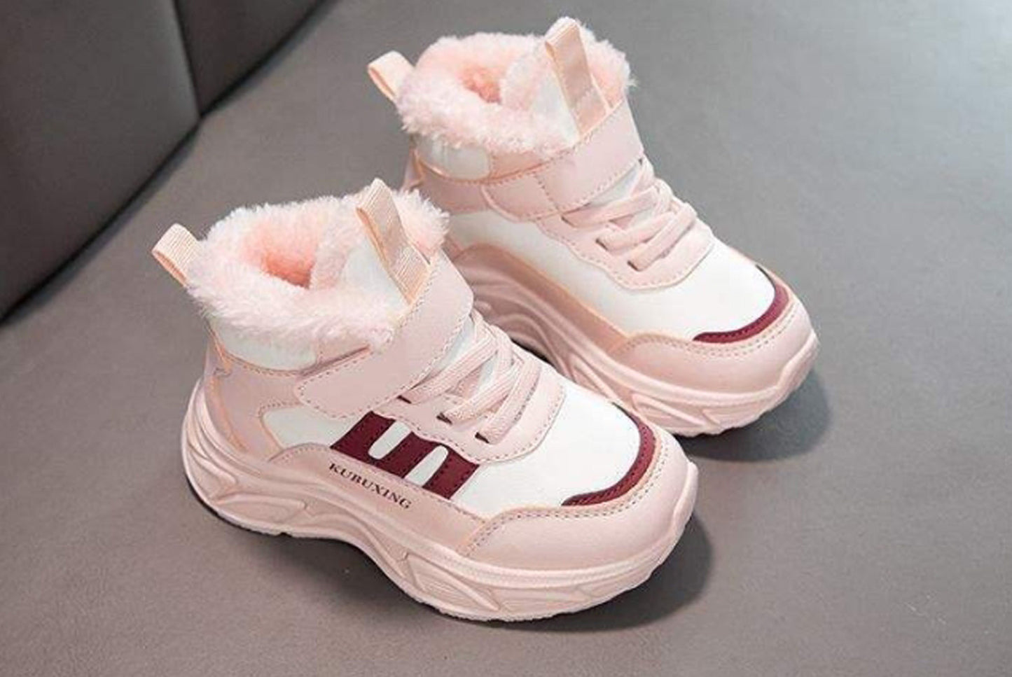 Girls' Fleece-Lined Sneakers, Warm High