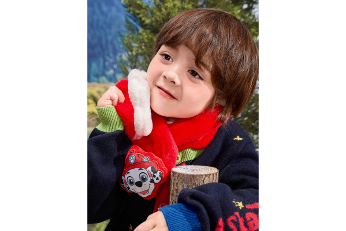 **Children's Warm Scarf and Earmuff **