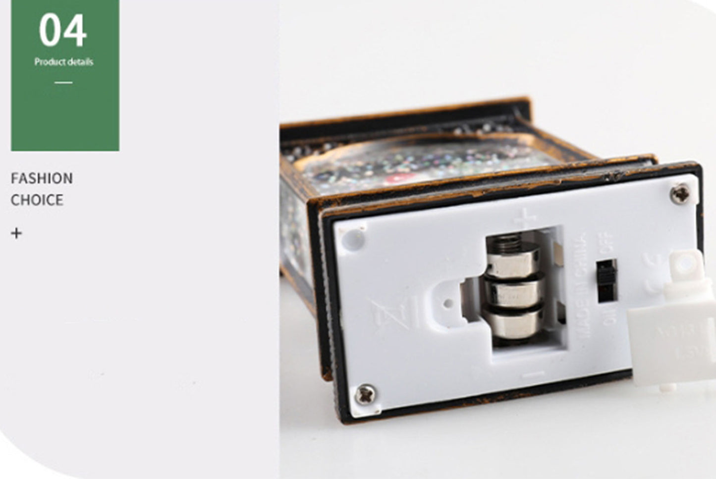 **Christmas Luminous Water-Filled Flat Lantern - Various Desktop Ornaments**