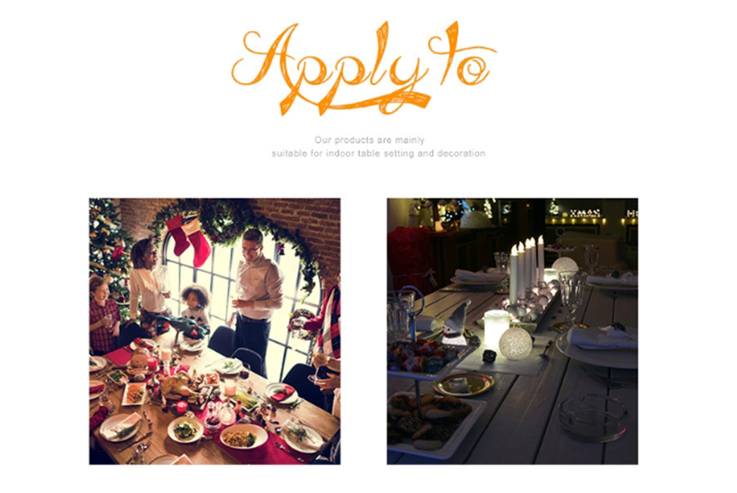 Christmas Gold-stamped Fine Linen Table Runner