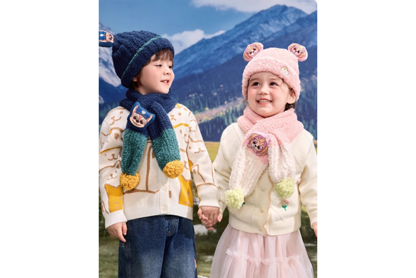 Children's Warm Half-Fleece Knit Hat