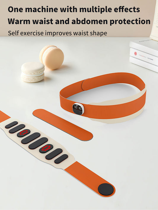 Microcurrent Red Light Heating Belt with Vibration Massage & Thermal Therapy