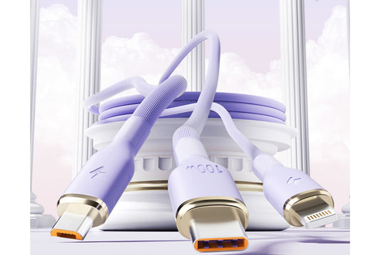 100W 3-in-1 USB Fast Charging Cable